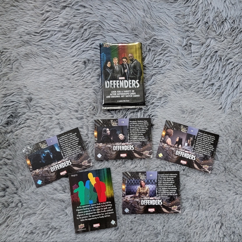 2018 Upper Deck Marvel Defenders 5 Card Trading Pack